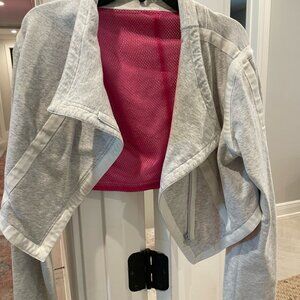 Lululemon crop moto jacket